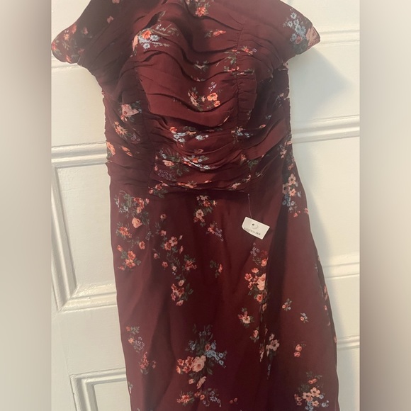 NWT Reformation Lore strapless midi dress 6 - Picture 3 of 5